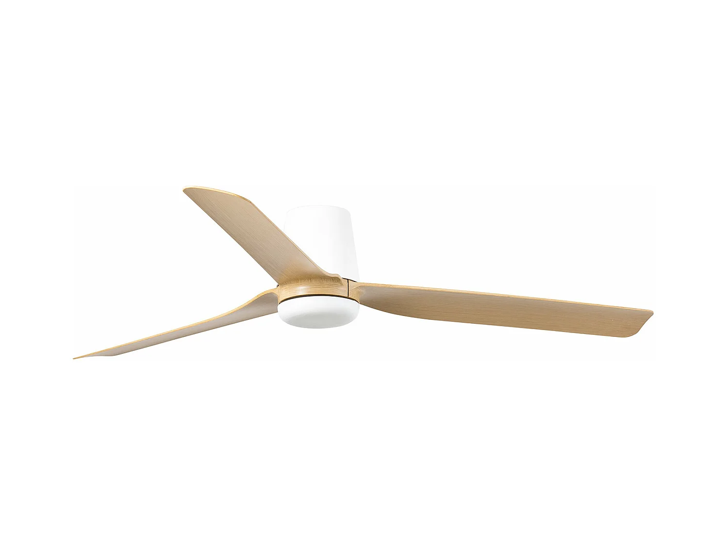 PUNT TUB M Ventilateur DC blanc/bois clair