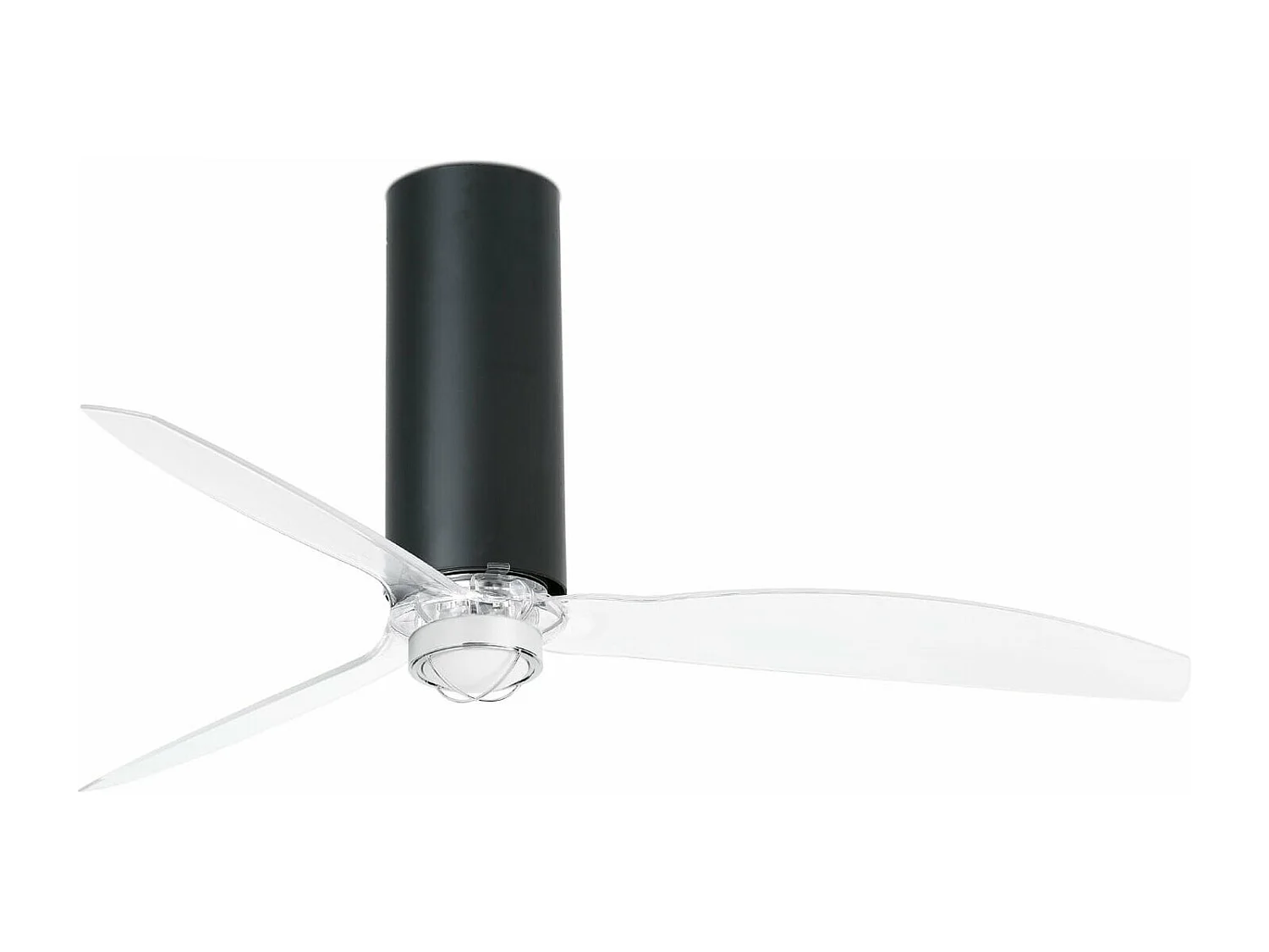 TUBE FAN M LED Ventilateur DC noir mat/transparent
