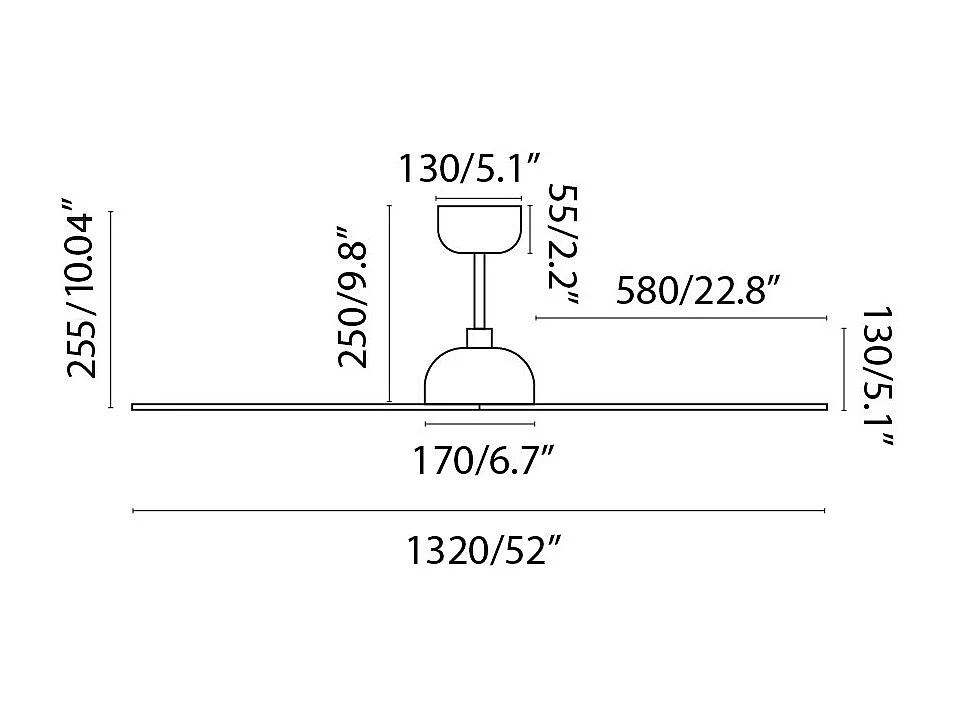 Faro Barcelona - Gotland L Zwart/Houten Plafondventilator - Stille DC-motor, Geen licht, Afstandsbediening, 6 snelheden