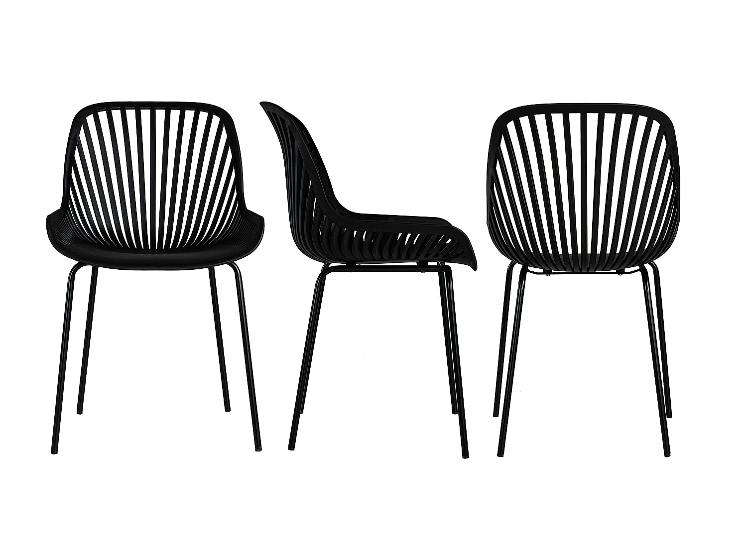 Sedia da pranzo, sedia da giardino - Venice (2 pz)