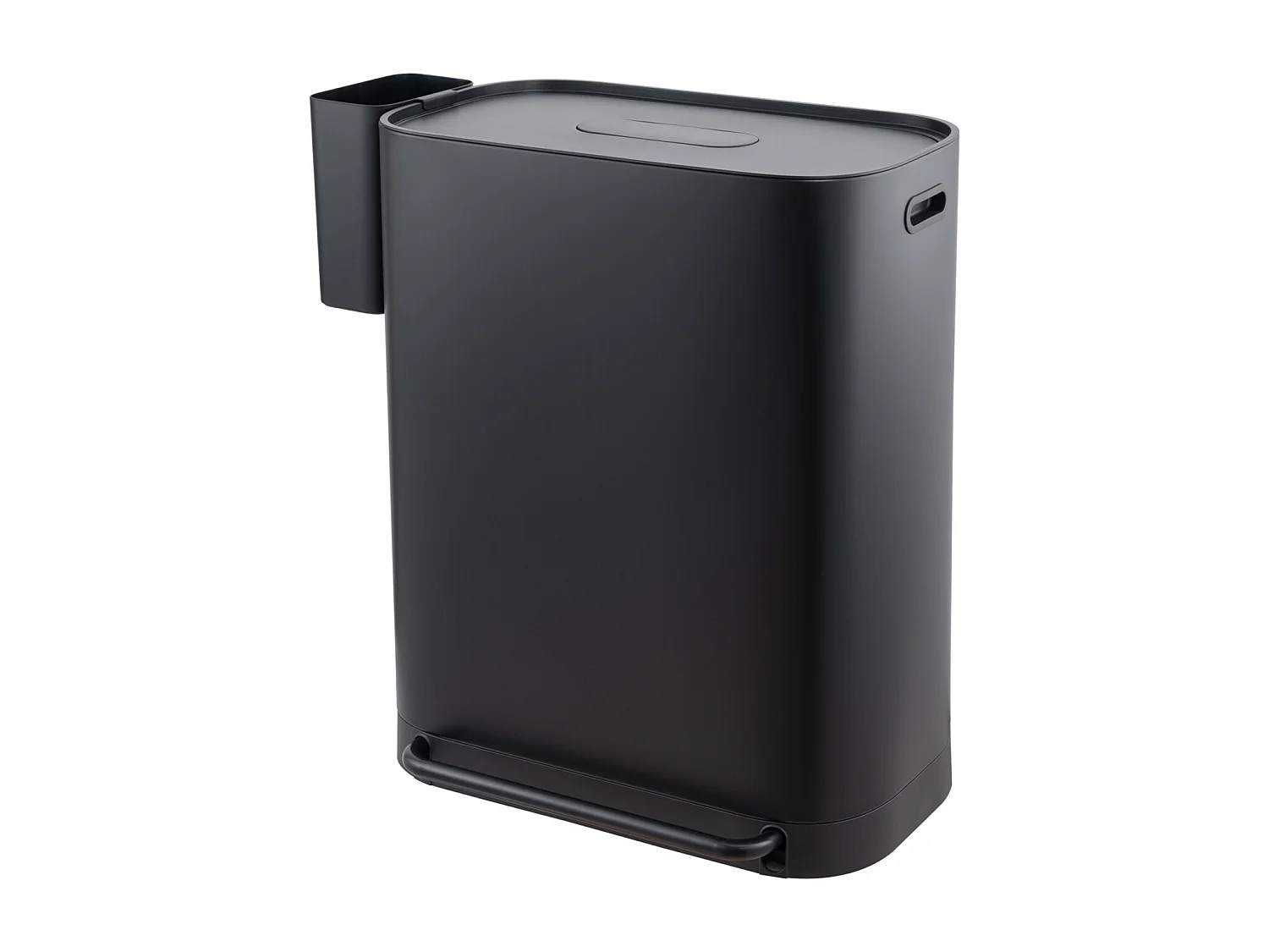 SVITA MLT2X30 Poubelle à pédale 60l 2 compartiments avec couvercle noir