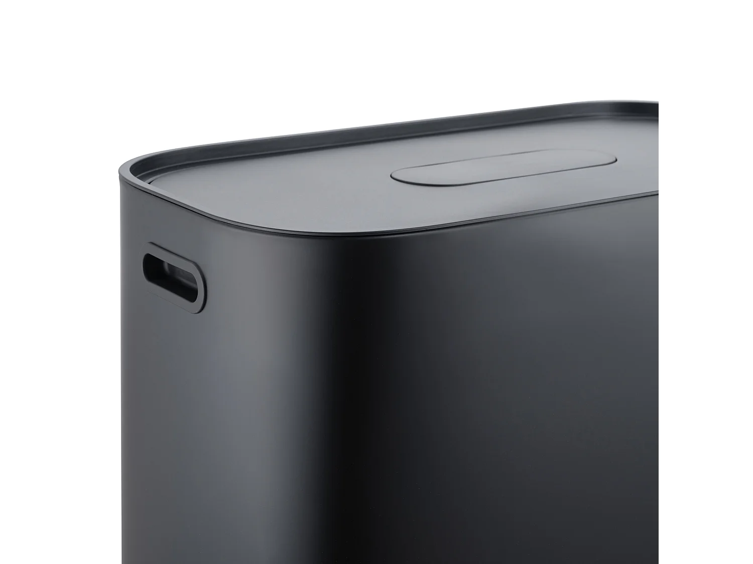 SVITA MLT2X30 Poubelle à pédale 60l 2 compartiments avec couvercle noir