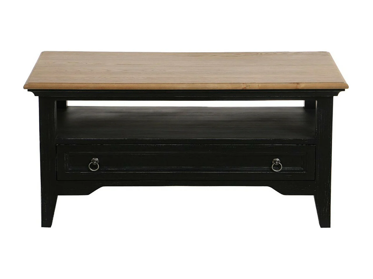 Table basse rectangulaire Bois Noir - Esquisse Interior's