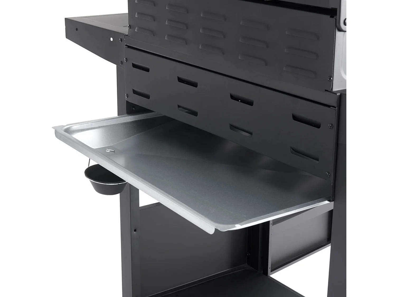 TAINO RED 4+1 Barbecue à gaz Chariot pour barbecue brûleur en acier inoxydable + cuisinière latérale noir