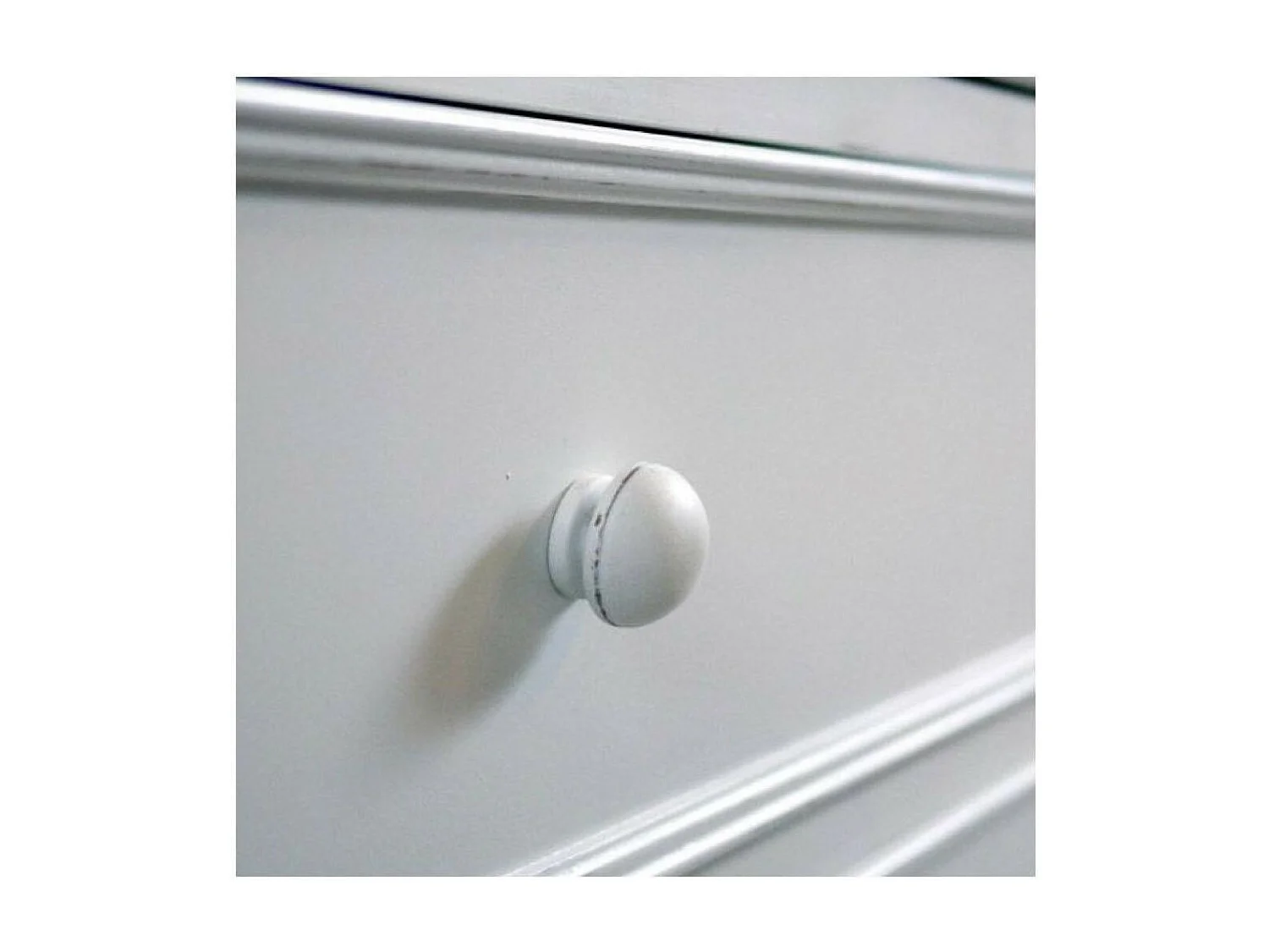 Meuble tv avec 2 rangements MDF Blanc - Harmonie Interior's