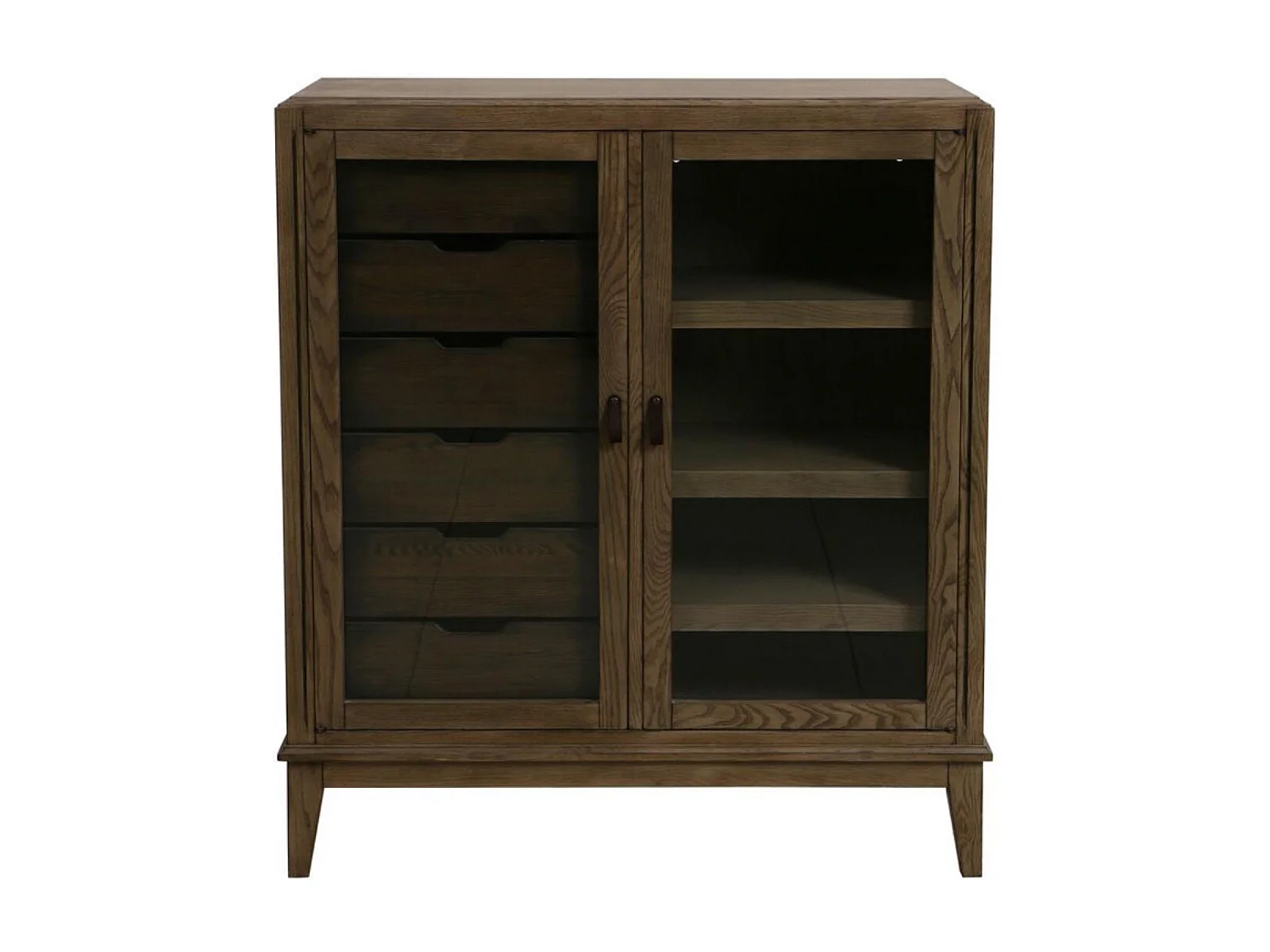 Bibus vitrée Bois Marron - Voyages Interior's