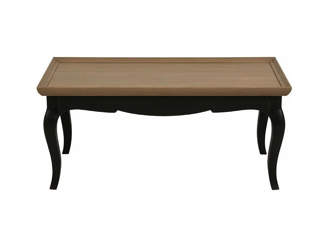 Table basse rectangulaire Bois Noir - Manoir Interior's