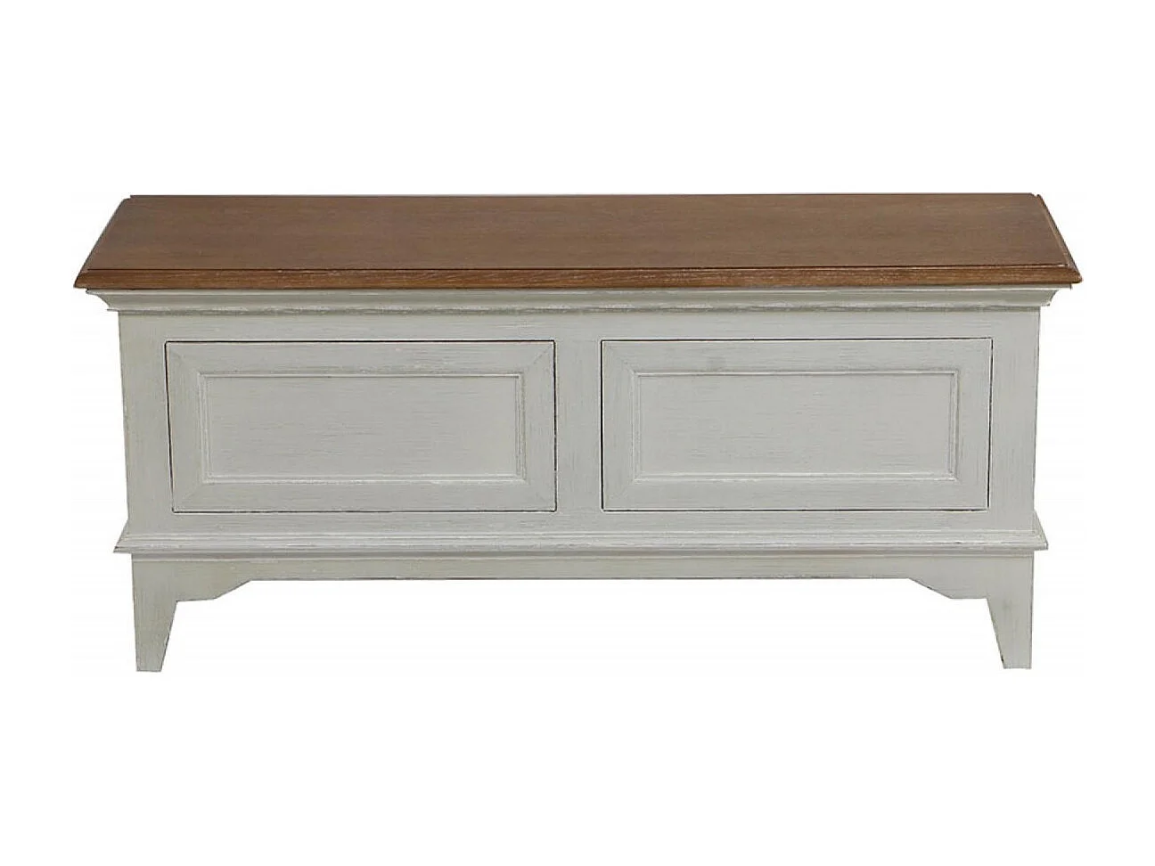 Meuble d'entrée module bas Bois Blanc - Esquisse Interior's