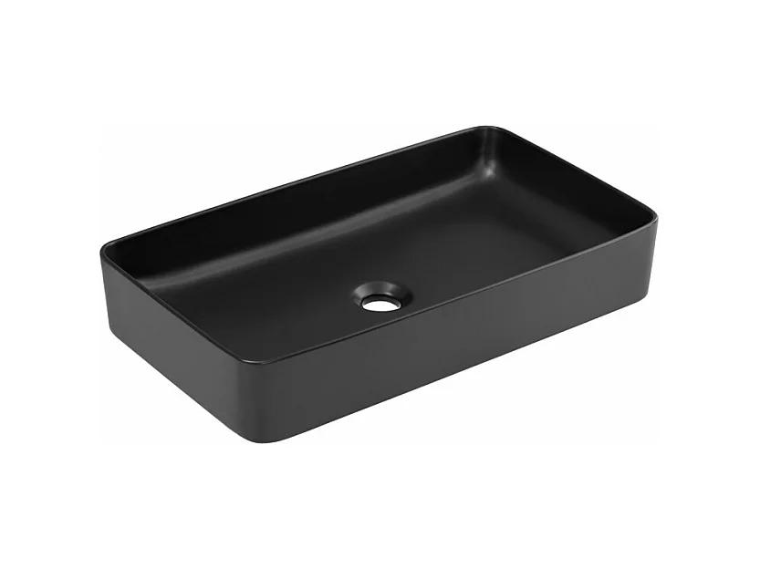 Umywalka nablatowa SLIM 2 E-6275 czarna