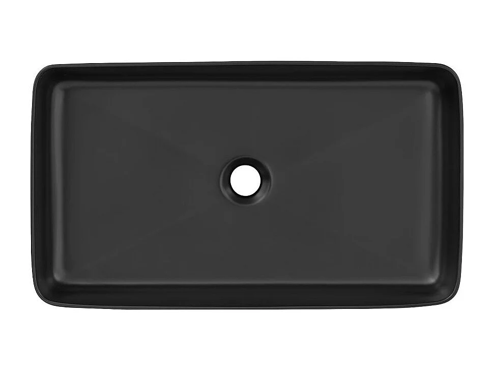 Umywalka nablatowa SLIM 2 E-6275 czarna