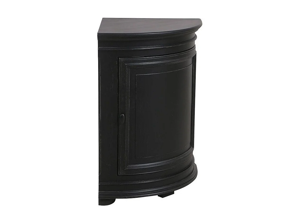 Encoignure basse Bois Noir - Harmonie Interior's