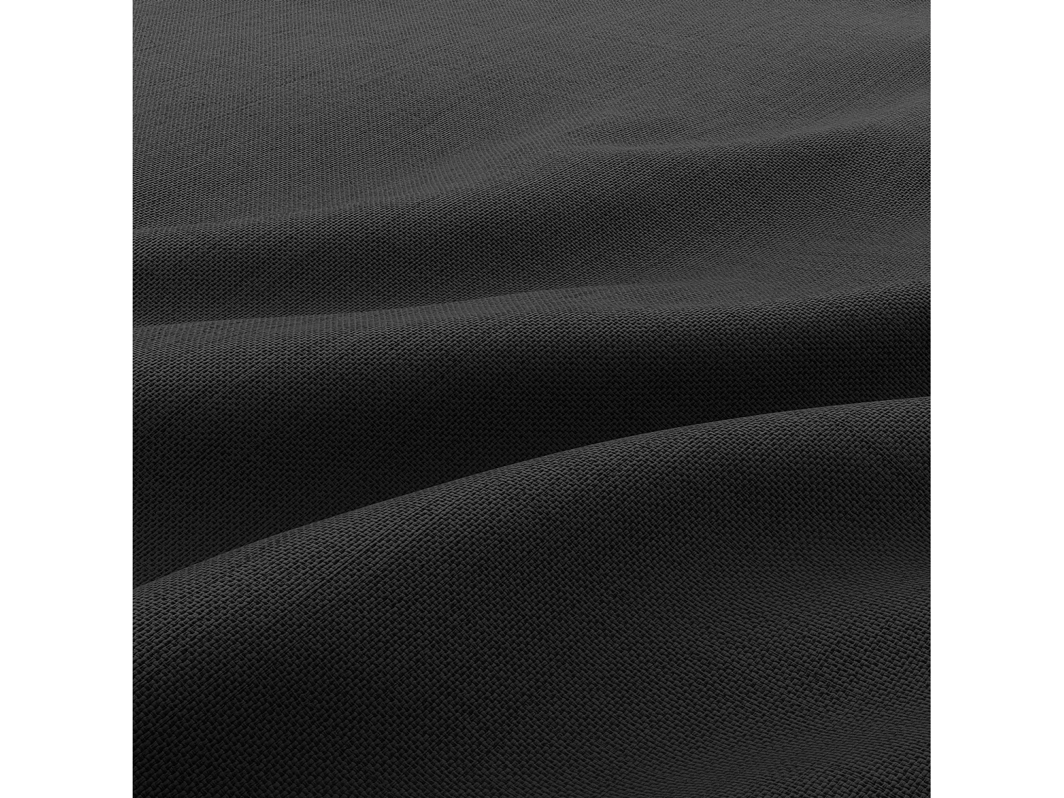 Gepolstertes Bett mit Kopfteil 90x200 cm,  Schwarz