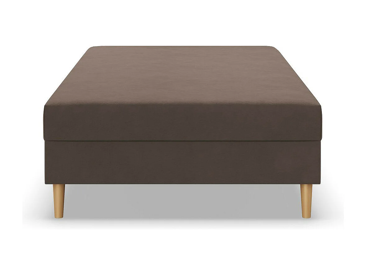 Kontinentales Bett 80x200 cm,  Braun