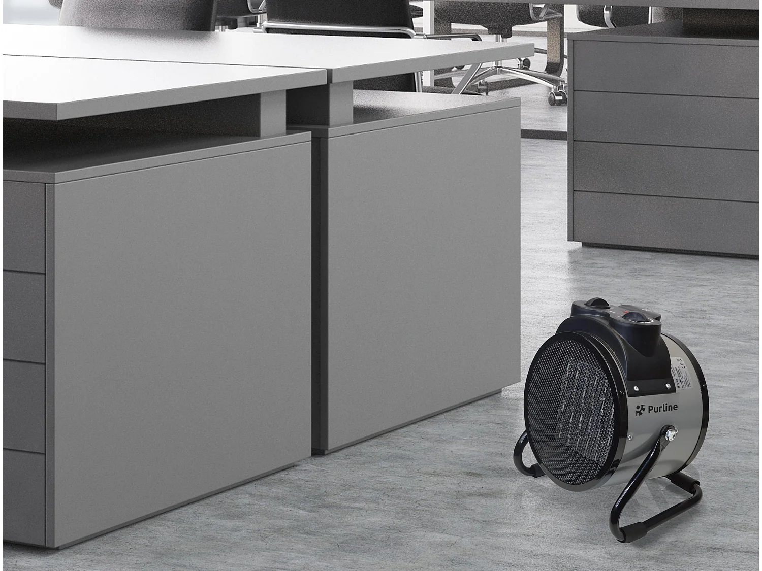 Chauffage industriel de grand puissance