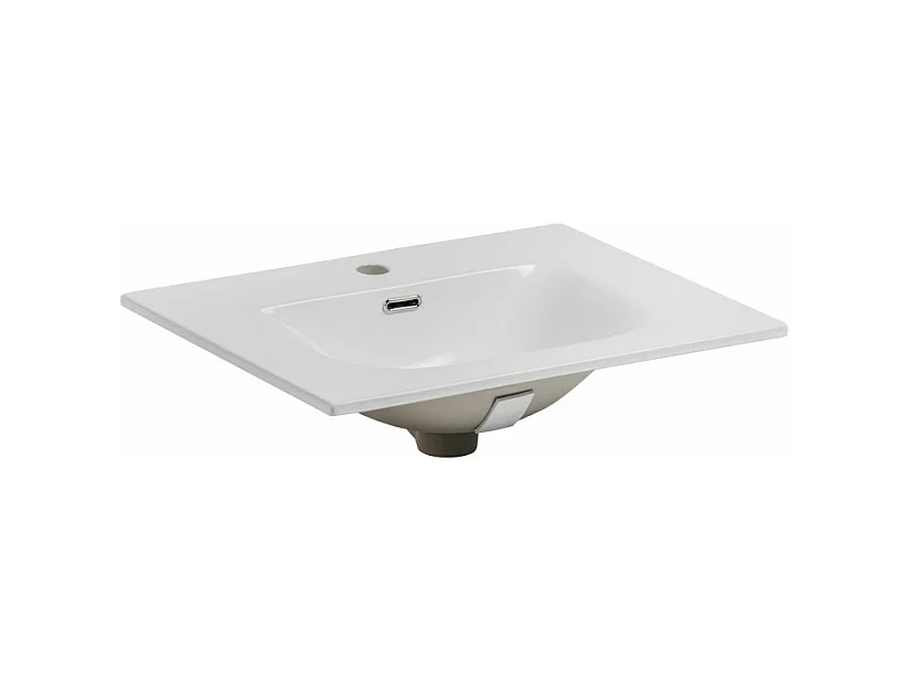 Vasque en céramique Sky - 61 x 46 x 17 cm - Blanc