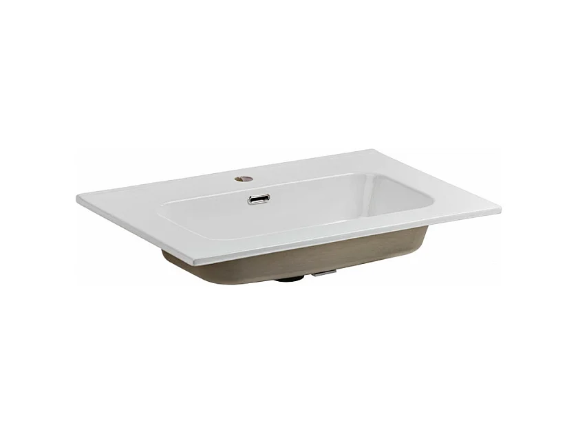 Vasque en céramique Go - 61 x 46 x 17 cm - Blanc