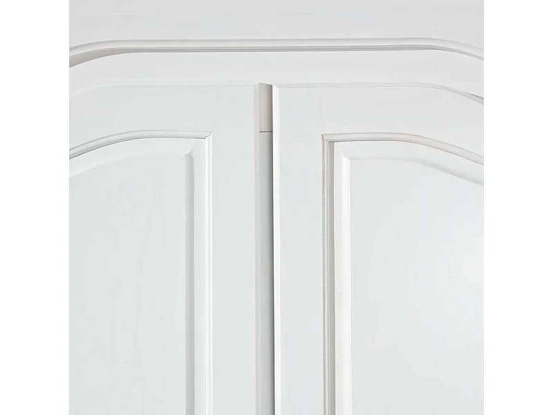 Armoire 2 Portes & 2 Tiroirs "Cama" 198cm Blanc