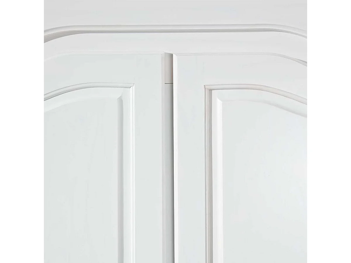 Armoire 2 Portes & 2 Tiroirs "Cama" 198cm Blanc