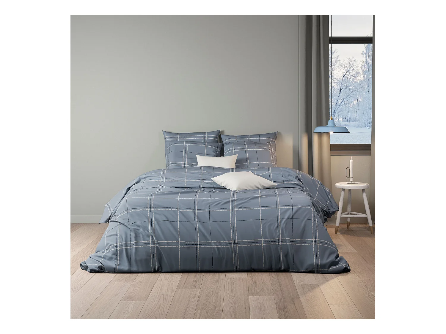 Parure de lit flanelle Plaza 140x200 cm