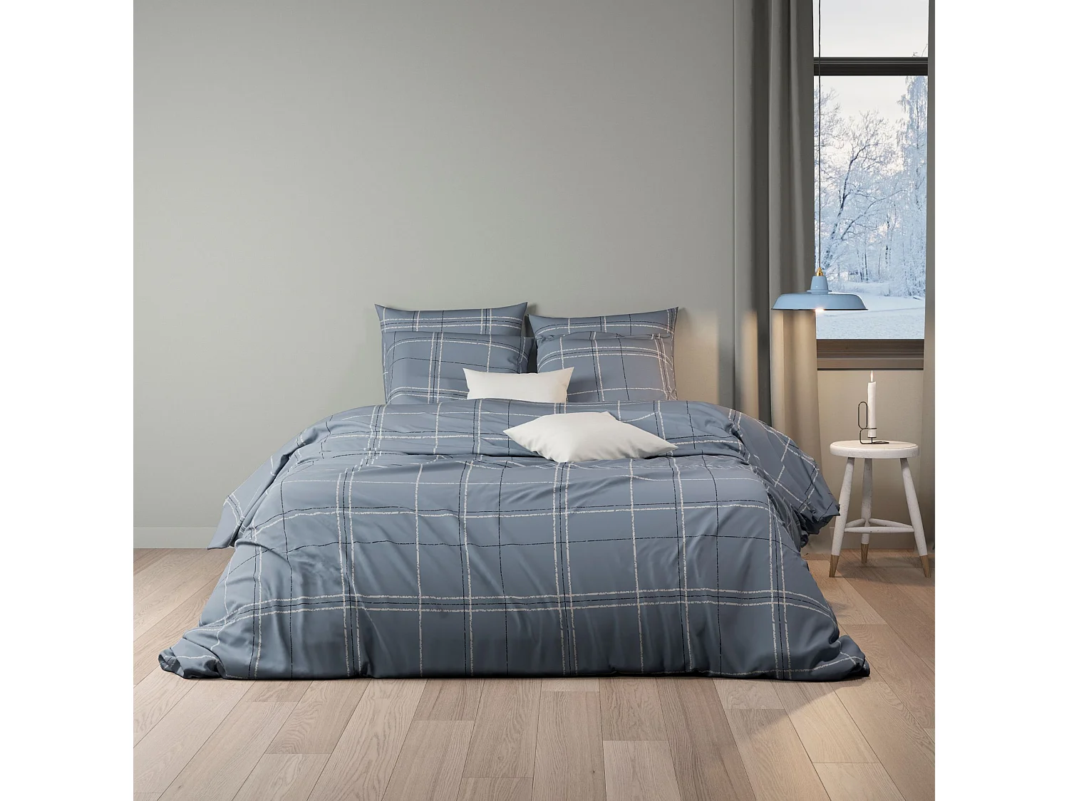 Parure de lit flanelle Plaza 140x200 cm