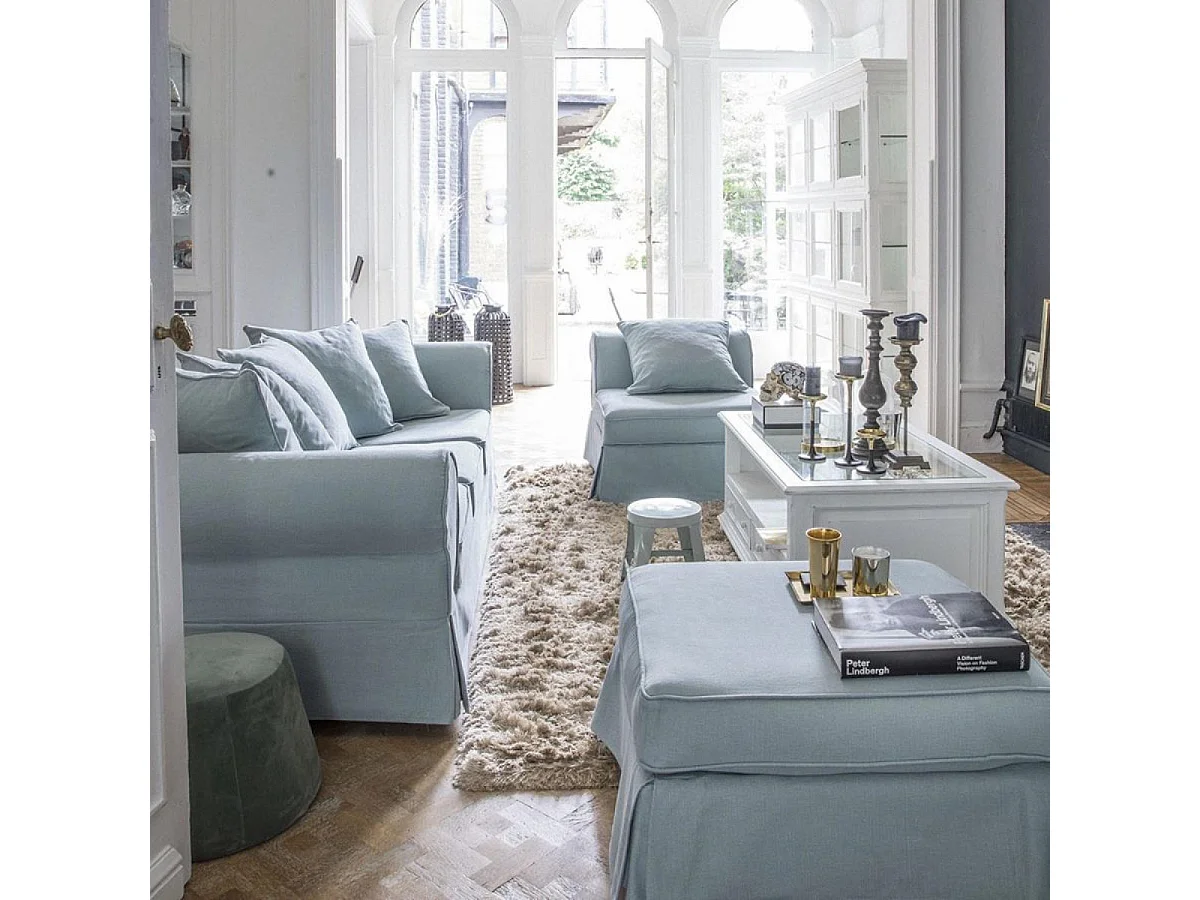 Table basse rectangulaire MDF Blanc - Harmonie Interior's