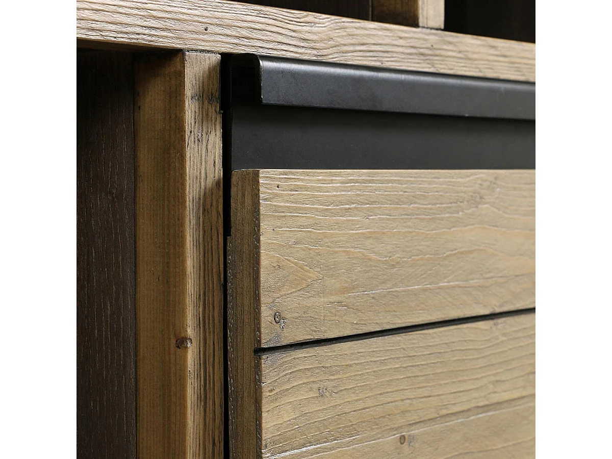 Bibliothèque Bois Marron - Lazare Interior's