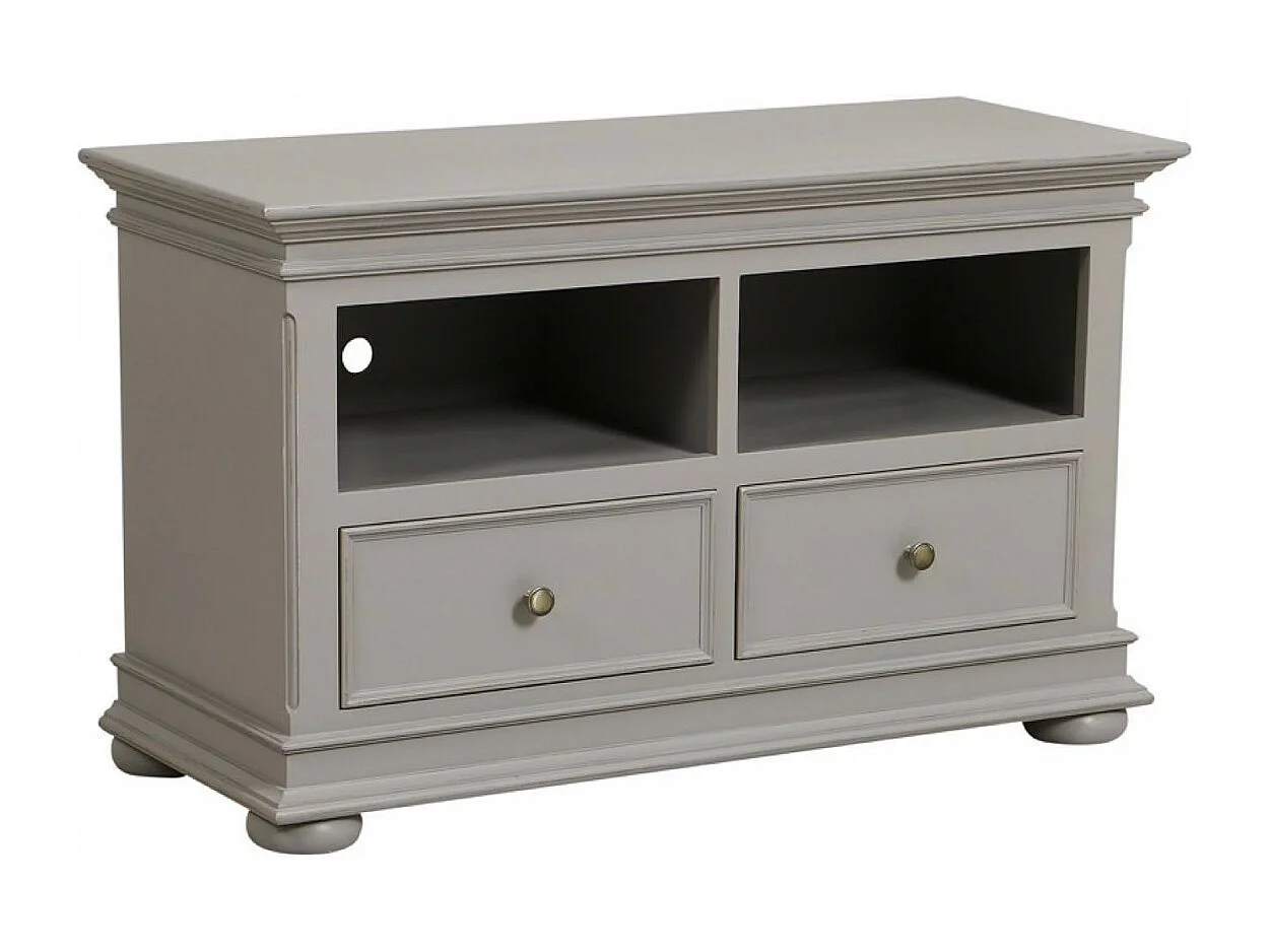 Meuble tv avec 2 rangements MDF Gris - Harmonie Interior's
