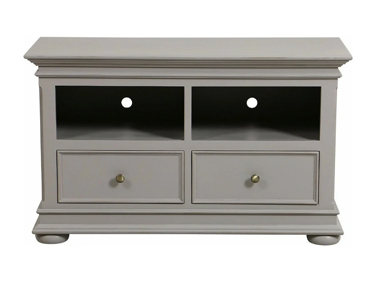 Meuble tv avec 2 rangements MDF Gris - Harmonie Interior's