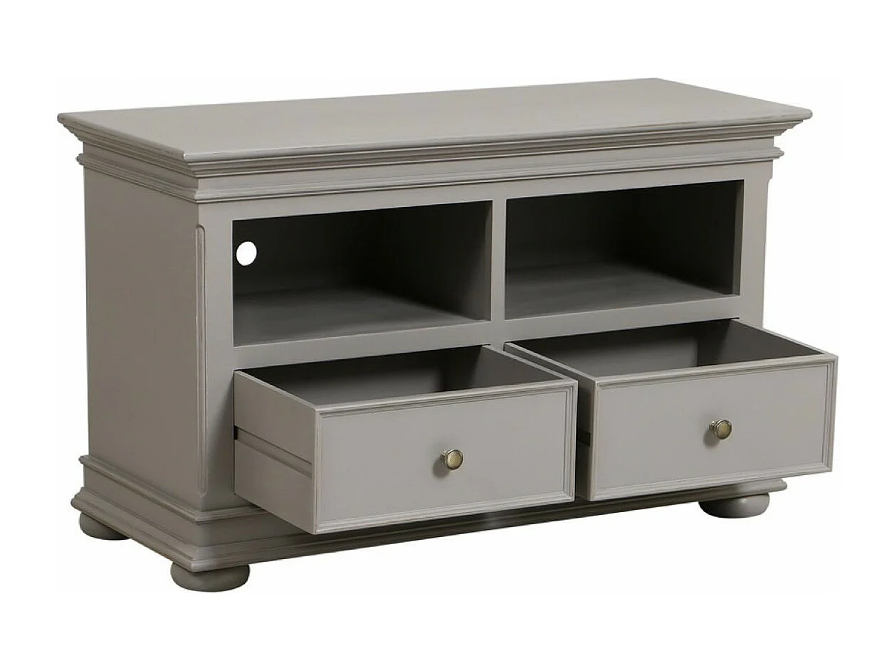 Meuble tv avec 2 rangements MDF Gris - Harmonie Interior's