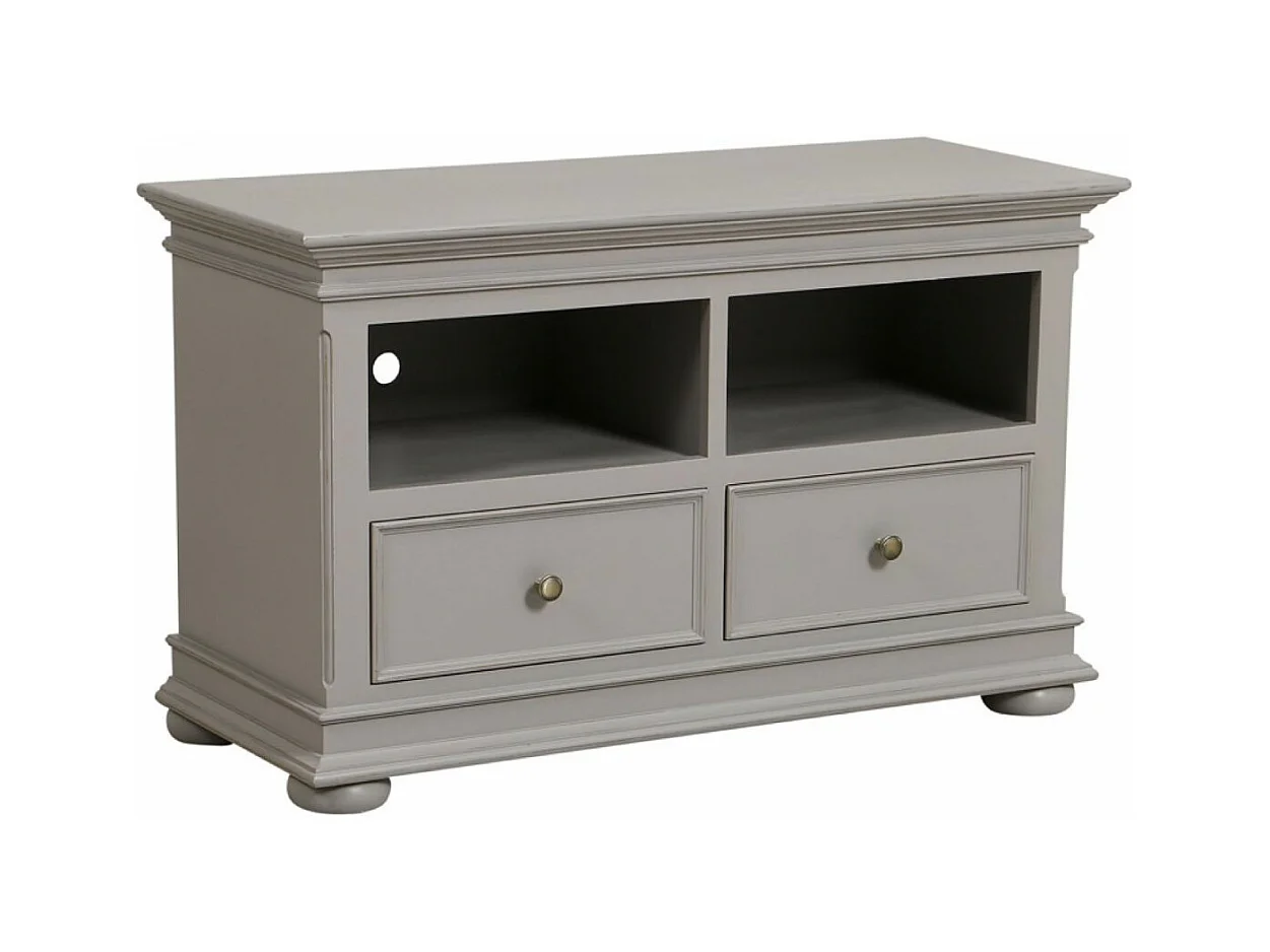 Meuble tv avec 2 rangements MDF Gris - Harmonie Interior's