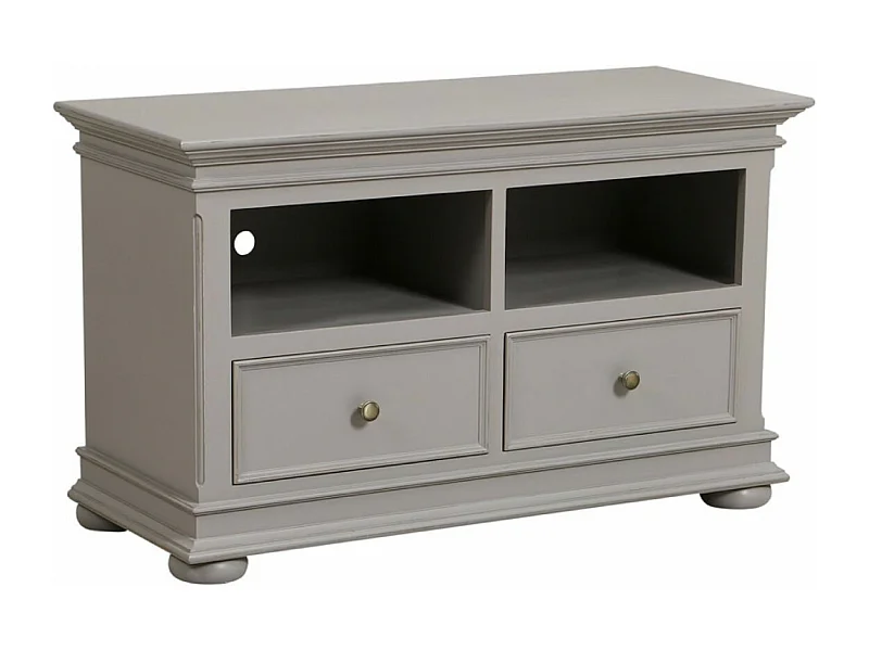 Meuble tv avec 2 rangements MDF Gris - Harmonie Interior's
