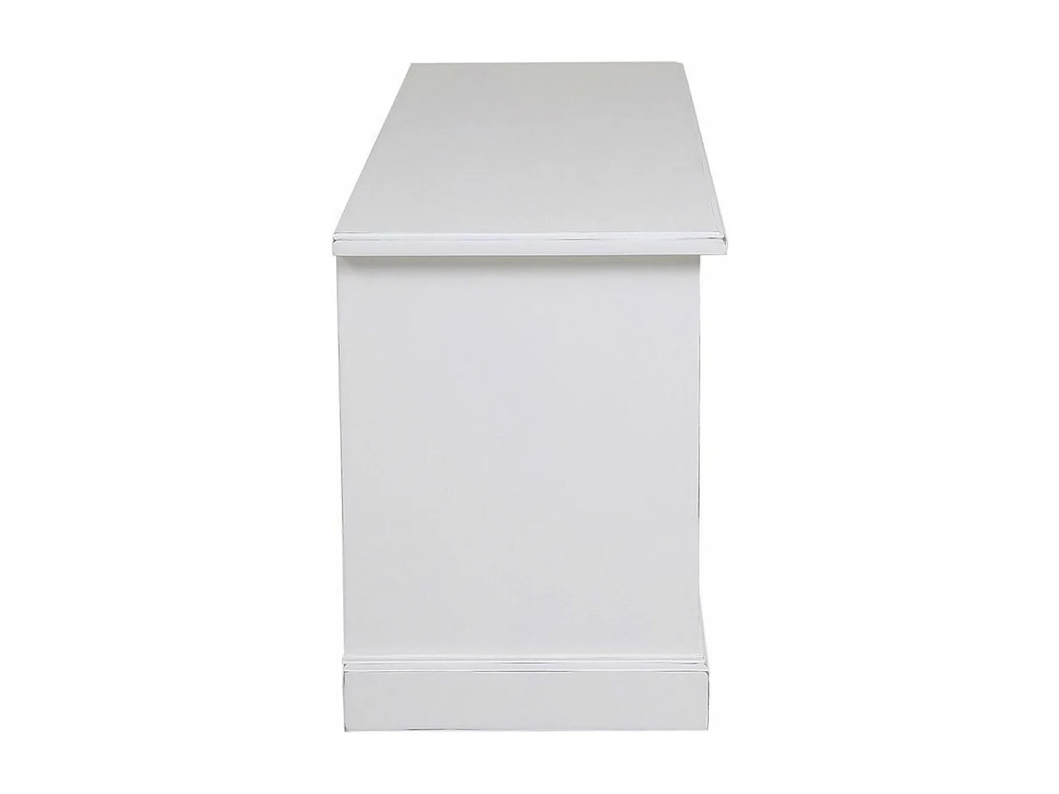 Meuble tv avec rangements MDF Blanc - Rhode Island Interior's