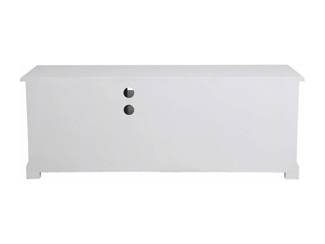 Meuble tv avec rangements MDF Blanc - Rhode Island Interior's