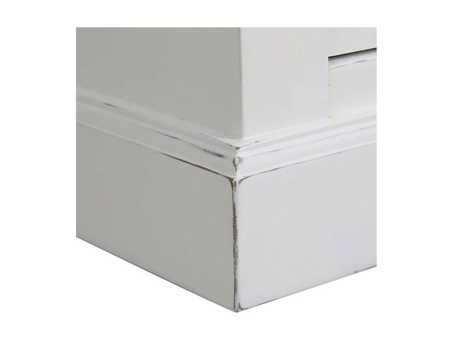 Meuble tv avec rangements MDF Blanc - Rhode Island Interior's