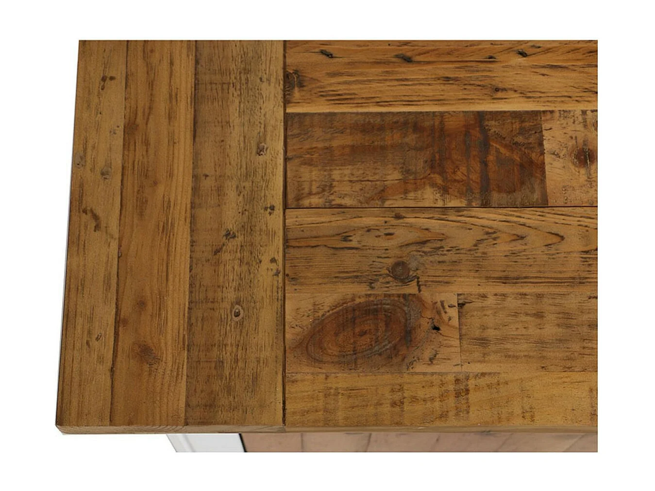 Meuble tv avec rangements MDF Blanc - Rivages Interior's