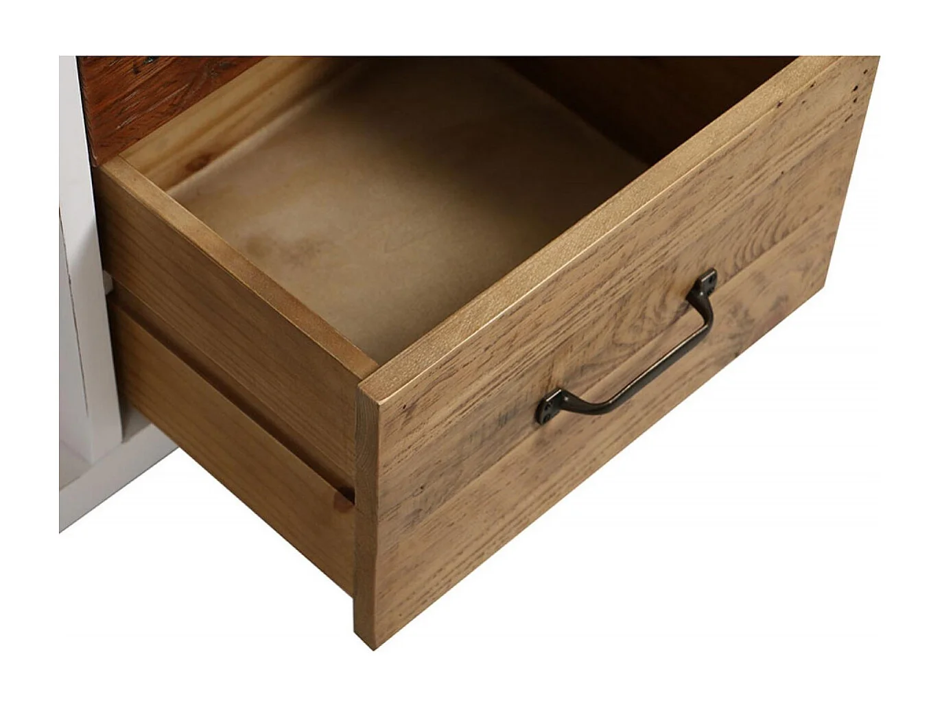 Meuble tv avec rangements MDF Blanc - Rivages Interior's