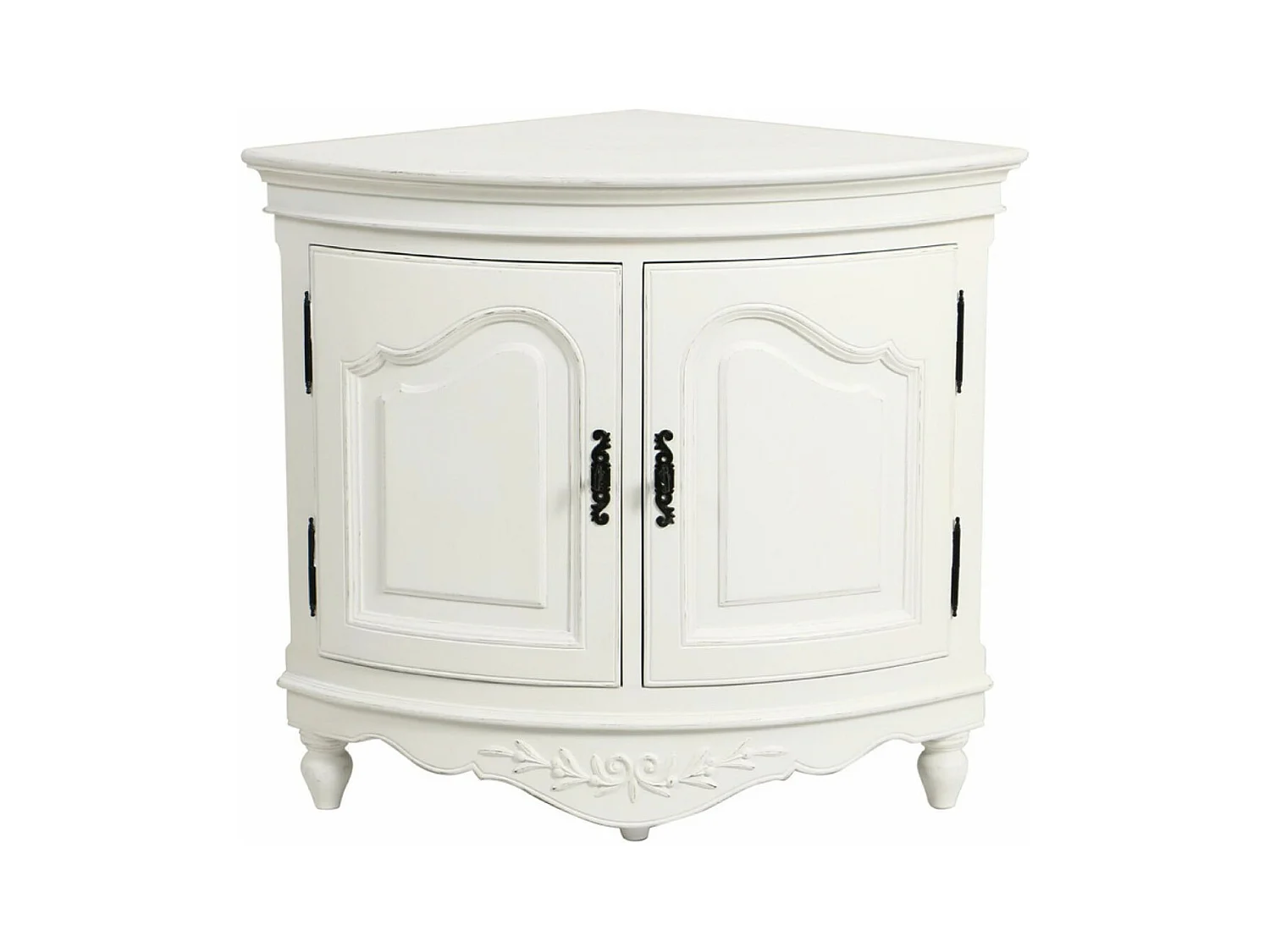 Encoignure basse MDF Blanc - Romance Interior's