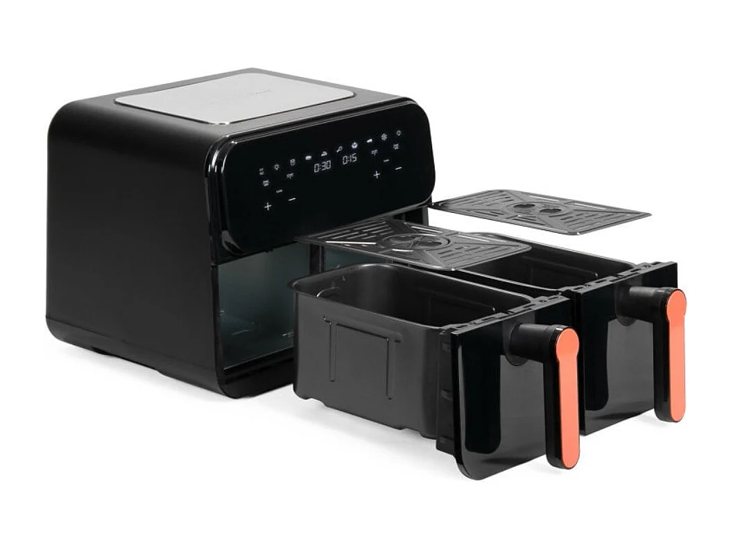 Livoo Friteuse sans huile 2 x 4.5l 2400w noir - DOC316