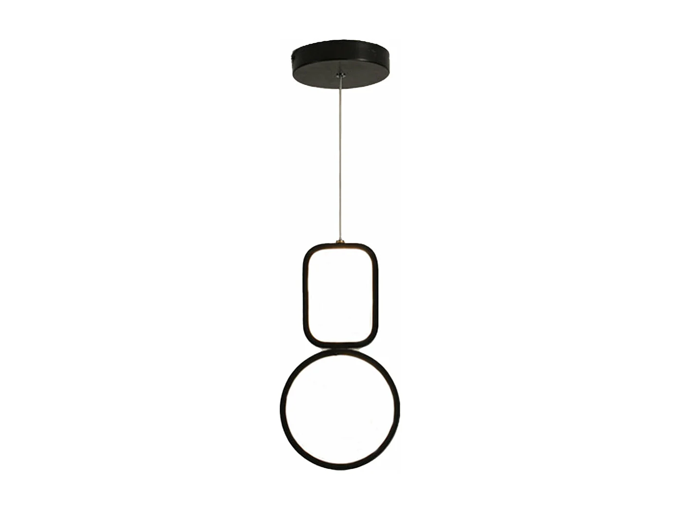 Pendentif plafonnier en fer de style nordique, adapté aux chambres à coucher, aux îles de cuisine et aux salons ,d18cm x h34cm,noir