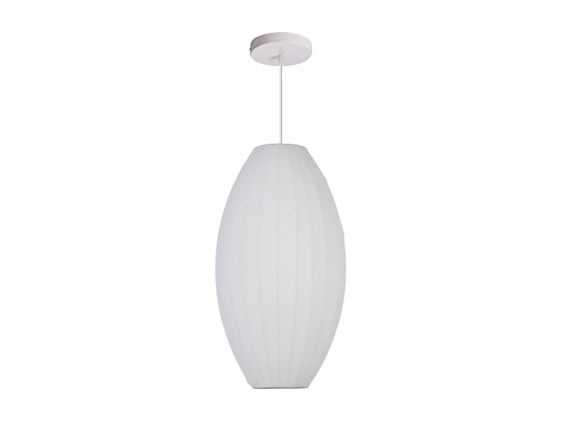 Suspension en polyester moderne et,pour la décoration de la chambre,de l'îlot de cuisine et de la salle à manger,d30 x h60cm,blanc