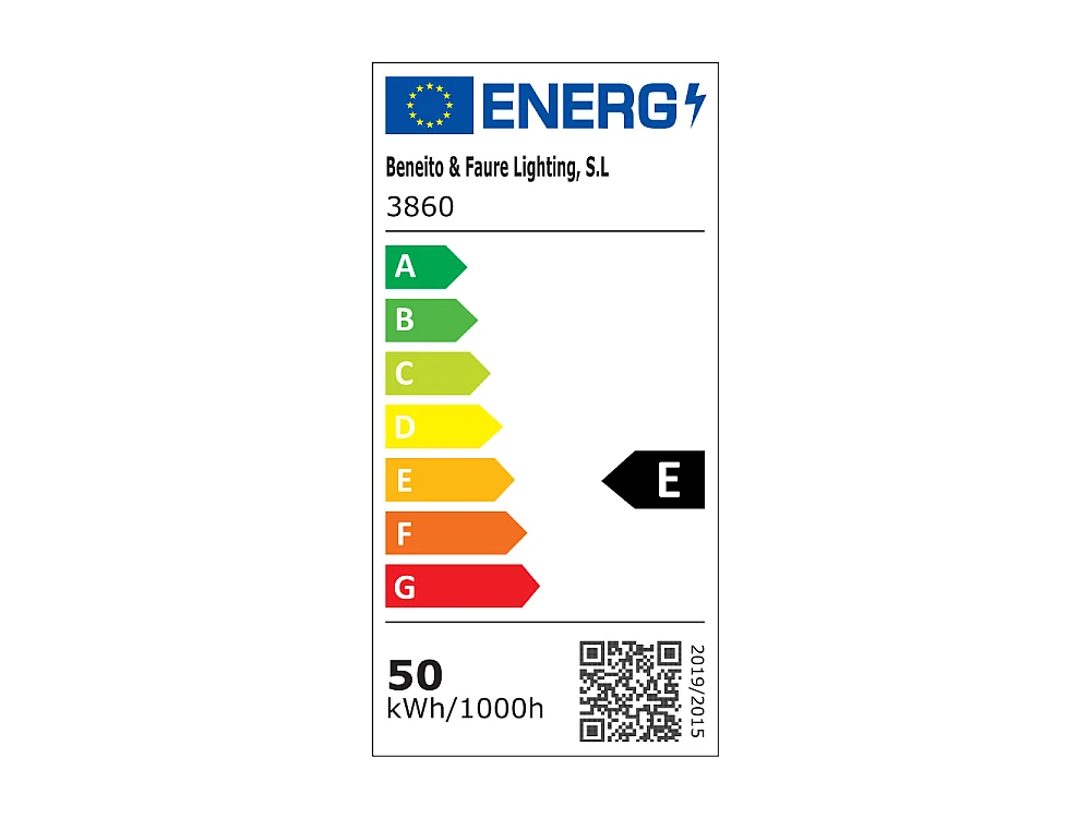 Lampadina a led ad alta potenza ARIA 50W E40 5400lumen - Luce Calda 2700K