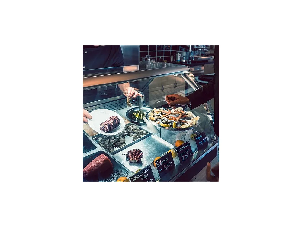 LED-strip voor het verlichten van de visvoertoonbank - 5m spoel 14,4W/M 95LM/W IP20 11.600K