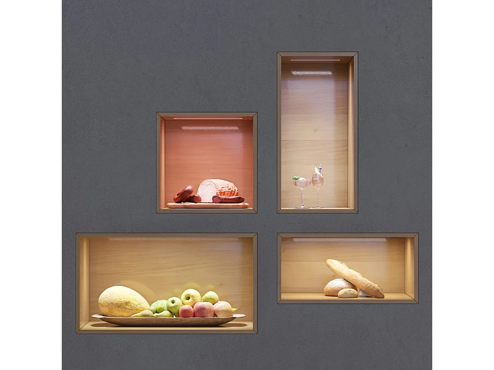 LED-strip voor het verlichten van de visvoertoonbank - 5m spoel 14,4W/M 95LM/W IP20 11.600K