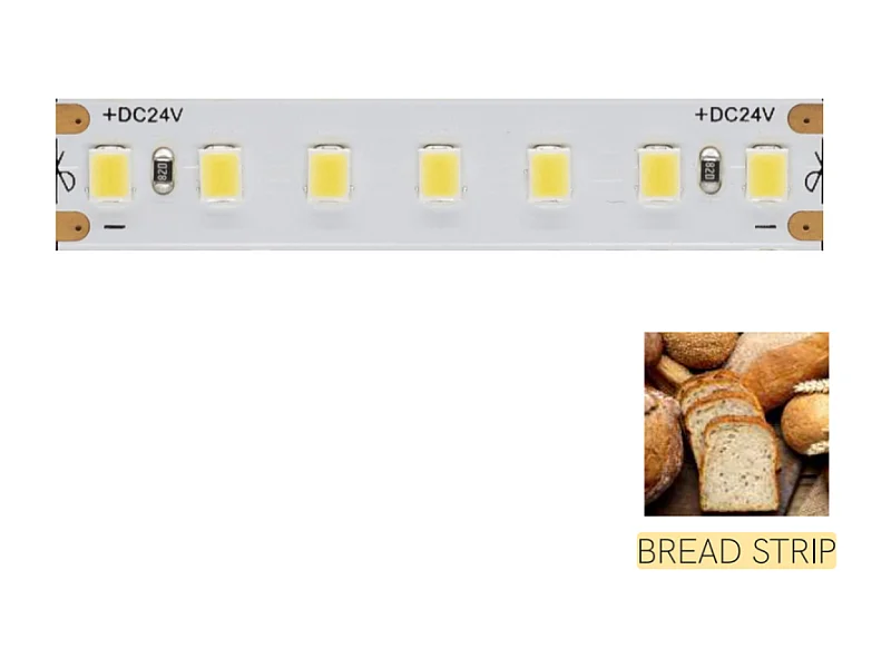 Beneito Faure -  LED-Streifen zur Beleuchtung der Brottheke – 5 m Spule 14,4 W/M 80 lm/W IP20 2700 K