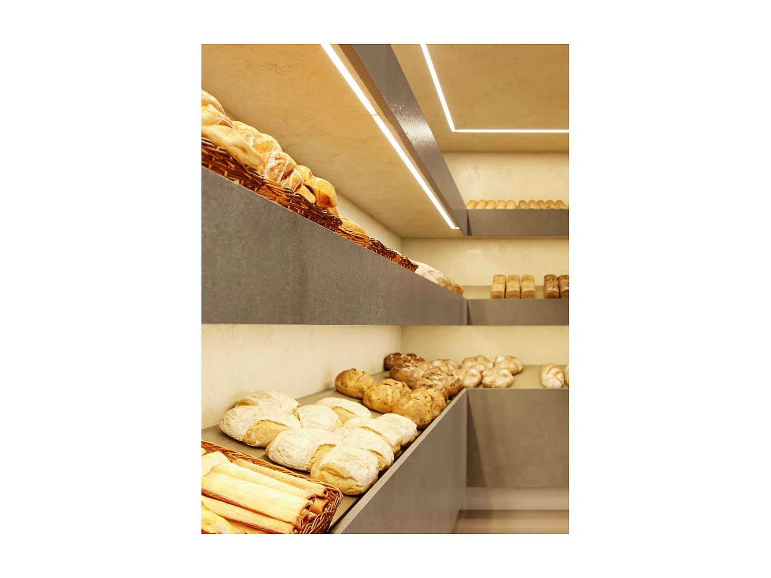 Beneito Faure -  LED-Streifen zur Beleuchtung der Brottheke – 5 m Spule 14,4 W/M 80 lm/W IP20 2700 K