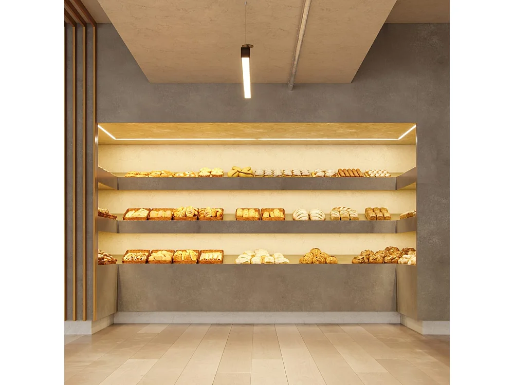 Bande LED pour éclairer le comptoir pain Bobine 5m 14,4W/M 80LM/W IP20 2700K