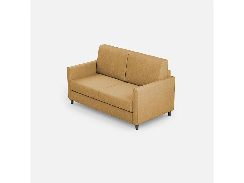 Karay 2-zits medium bank (twee zitplaatsen 70cm) buitenafmetingen L.158cm okerkleur