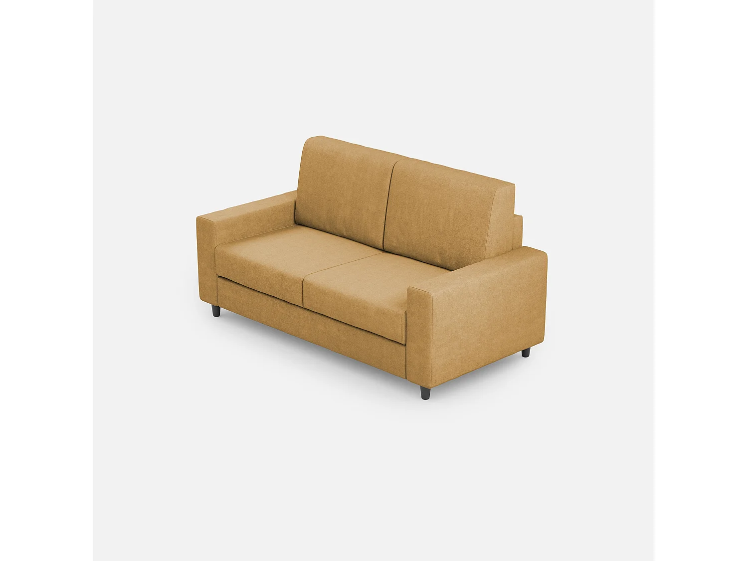 Sakar 2-Sitzer-Sofa (zwei 60-cm-Sitze), Außenmaße L: 148 cm, ockerfarben