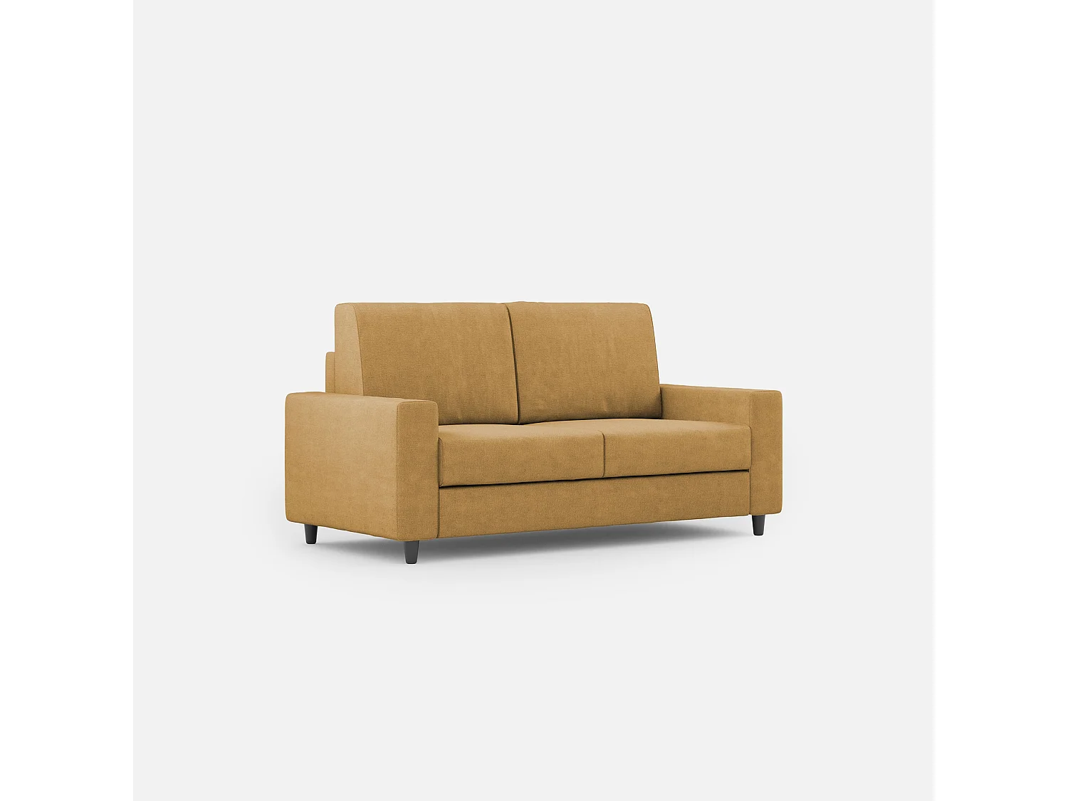 Sakar 2-Sitzer-Sofa (zwei 60-cm-Sitze), Außenmaße L: 148 cm, ockerfarben