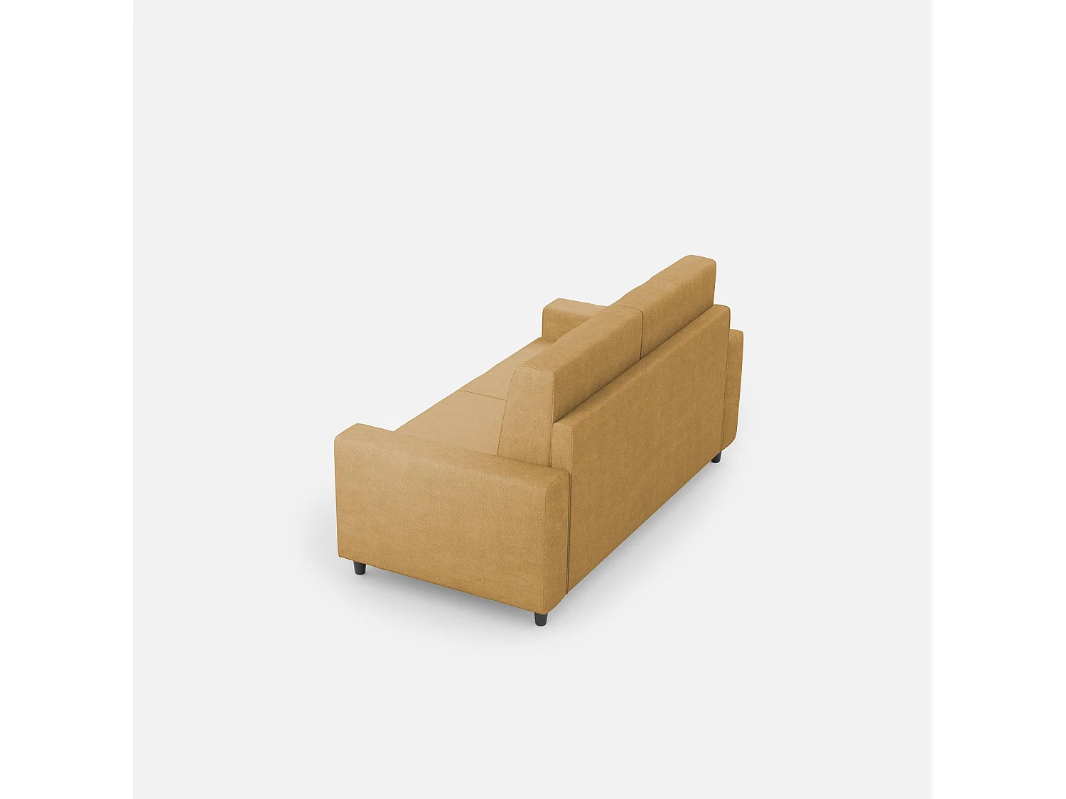 Sakar 2-Sitzer-Sofa (zwei 60-cm-Sitze), Außenmaße L: 148 cm, ockerfarben